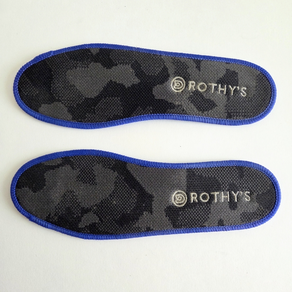 Rothy's Camo Pattern Slip-On Sneakers, Gray & Black  Size 9 - Picture 9 of 16